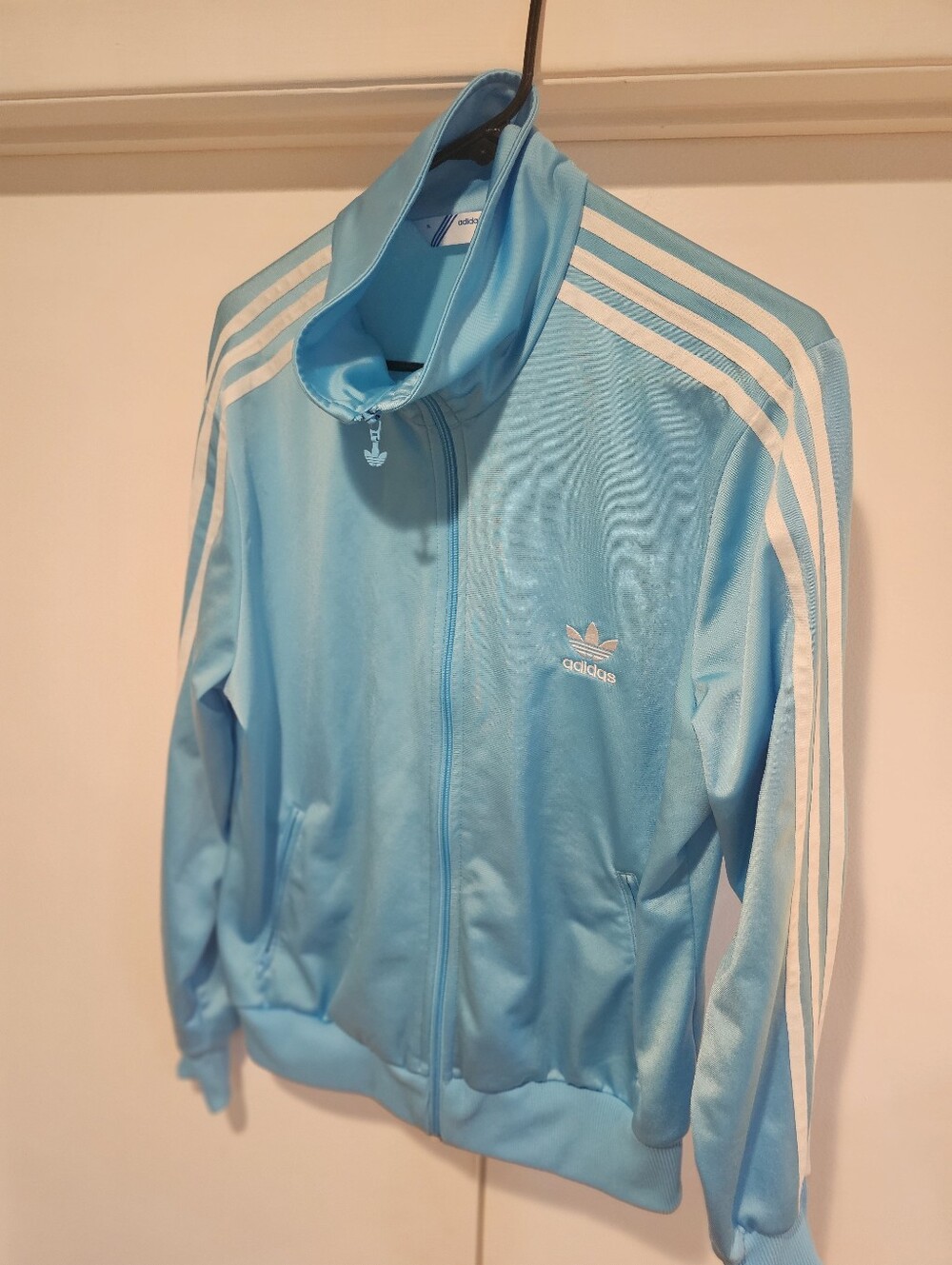 Adidas Originals Firebird Sky-Rush-Blue Track Jacket Womens XL